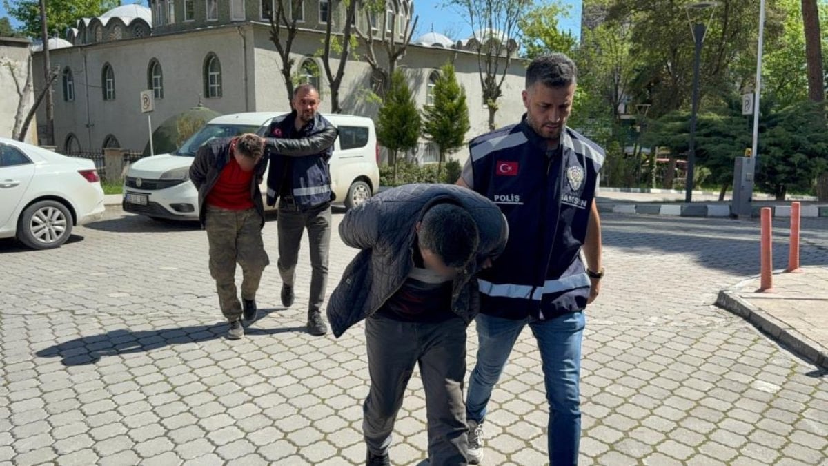 Samsun'da 100 bin liralık hırsızlık: 4 gözaltı