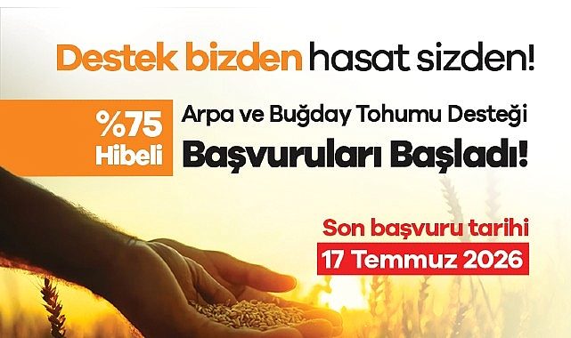 Büyükşehir'in Tarımsal Üretim Desteği Son Başvuru Tarihi 17 Temmuz