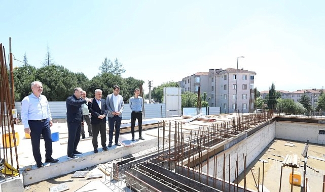İnegöl'de Devam Eden Projeler Yerinde İncelendi