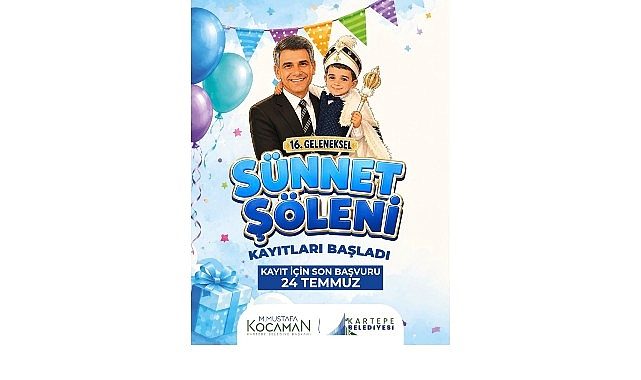 Kartepe'de Sünnet Şöleni İçin Kayıtlar Başladı