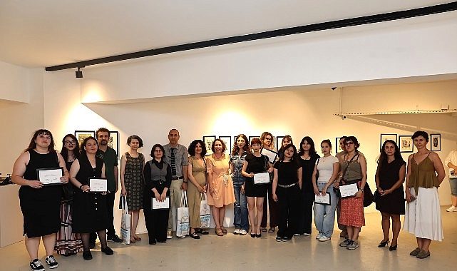 Nilüfer'de genç yeteneklerin emeği sergiye dönüştü