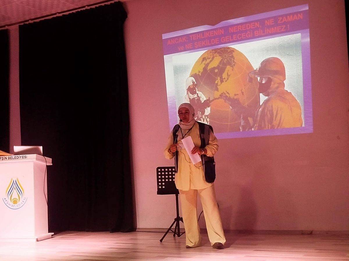 Afşin’de afet bilinçlendirme konferansı düzenlendi