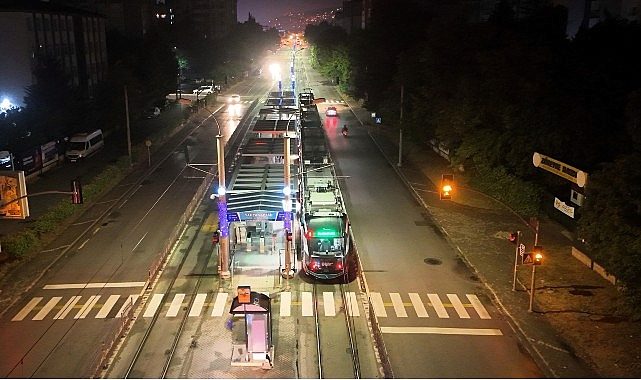 Akçaray'da çift dizi tramvayla yeni ulaşım dönemi