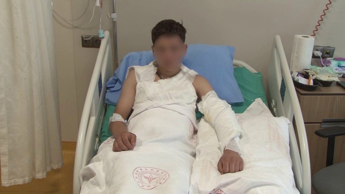 Arnavutköy'de vücüduna kolonya döken çocuk, kendini yaktı