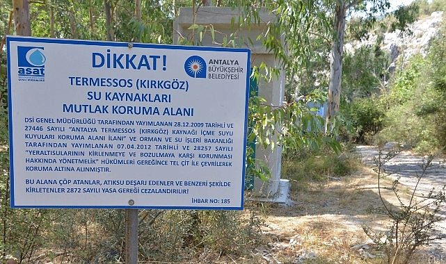 ASAT'tan Kırkgöz su kaynaklarına kararlı koruma