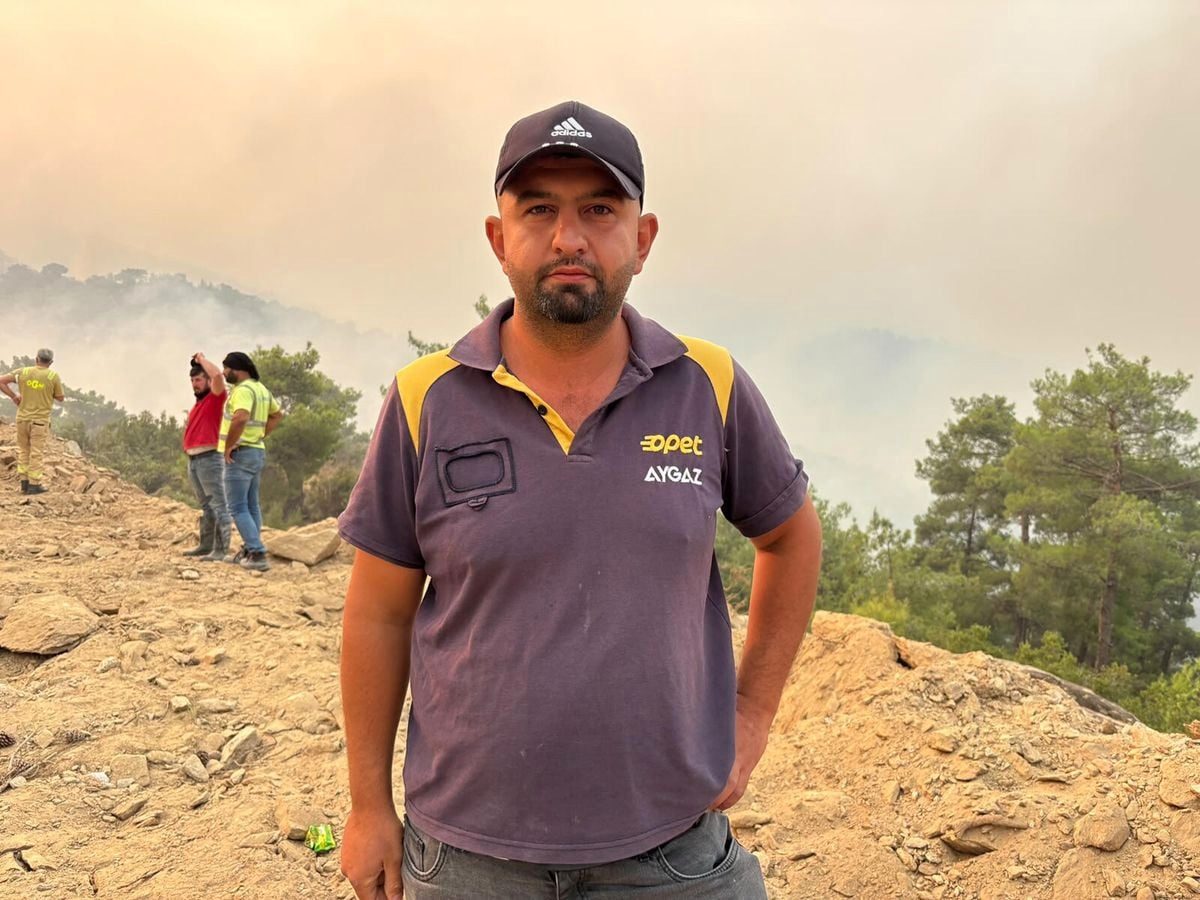 Aydın'daki orman yangınına havadan müdahale yeniden başladı