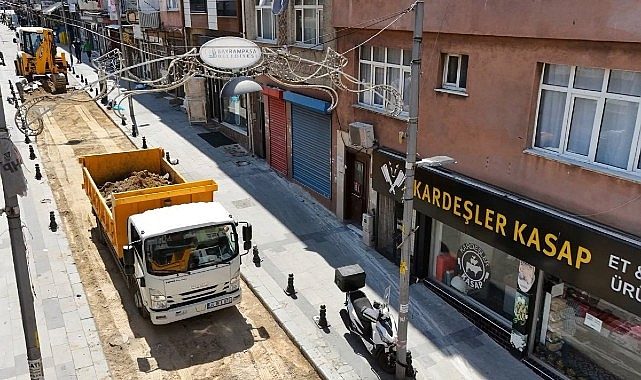 Bayrampaşa'da Bağlar Caddesi yenileniyor