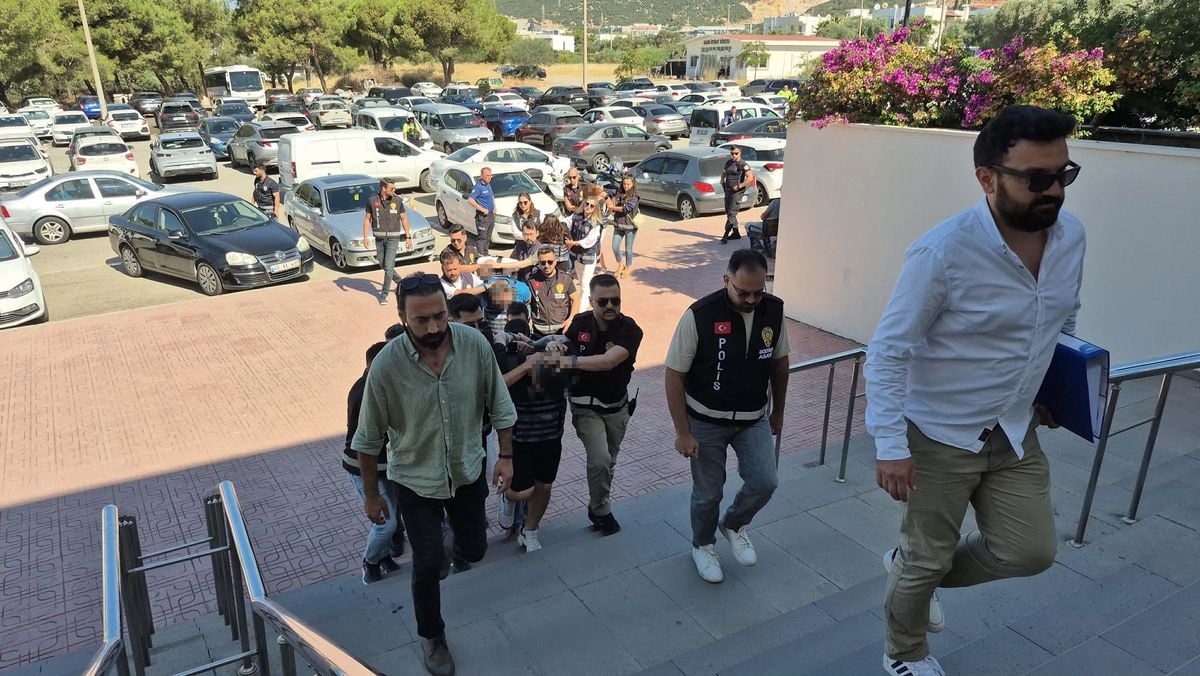 Bodrum'da restorandaki cinayetin şüphelileri adliyede