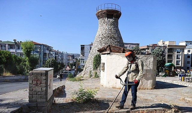 Buca'da yaz temizliği hız kesmeden sürüyor