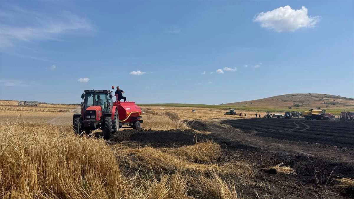 Edirne'de yangın riskine karşı balya bağlamaya kısıtlama