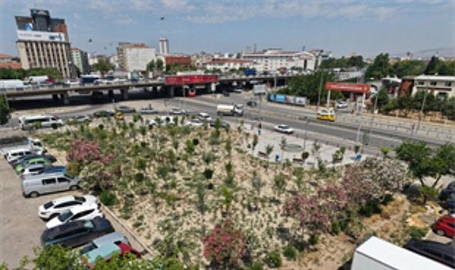Eski Benzinlik yeşile dönüştü