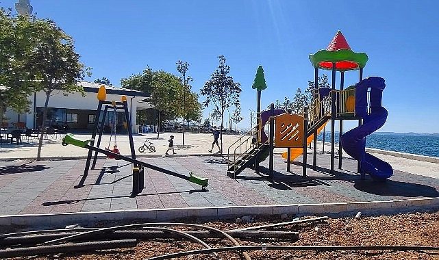 Gölcük Ulaşlı'da çocukların neşesi sahile taşınacak