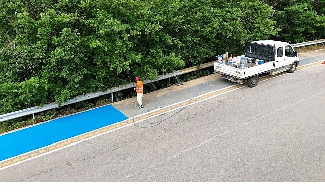 İzmit'te pedallar için güvenli hat: 7.200 m²'lik yeni yol