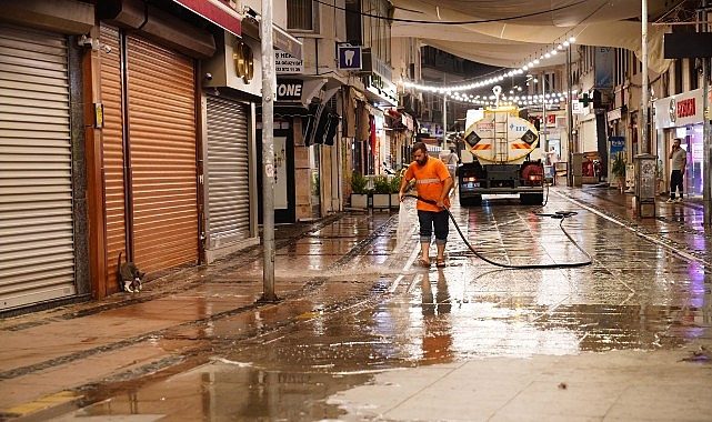 Köpüklü sularla temizlendi…