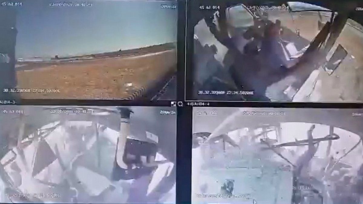 Manisa'daki ölümcül kazanın kamera görüntüleri ortaya çıktı