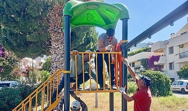 Menderes Sahillerinde Park Seferberliği