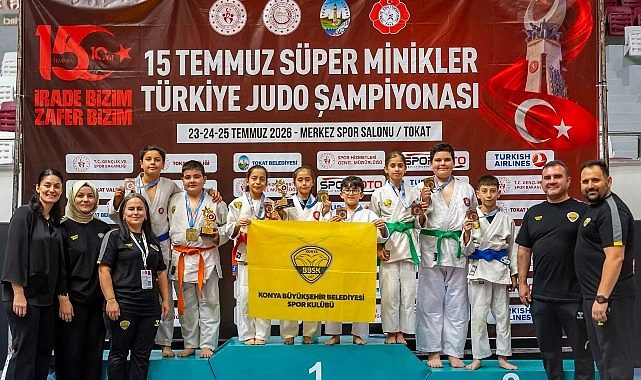 Minik Judocularımızdan Türkiye Şampiyonası'nda 8 Madalya Birden