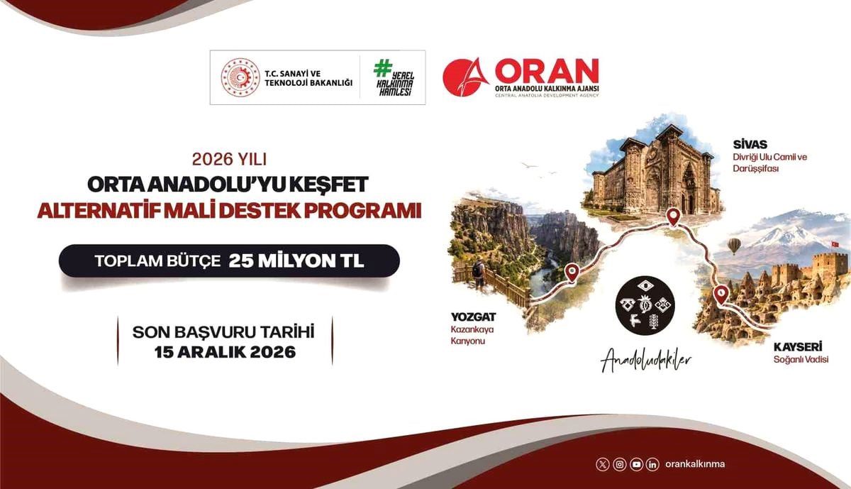 ORAN'dan Bölge Turizmine 25 milyon liralık destek