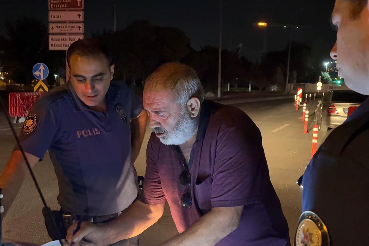 Polisten kaçan alkollü sürücü yakalanınca " Haberim yoktu" diyerek kendini savundu