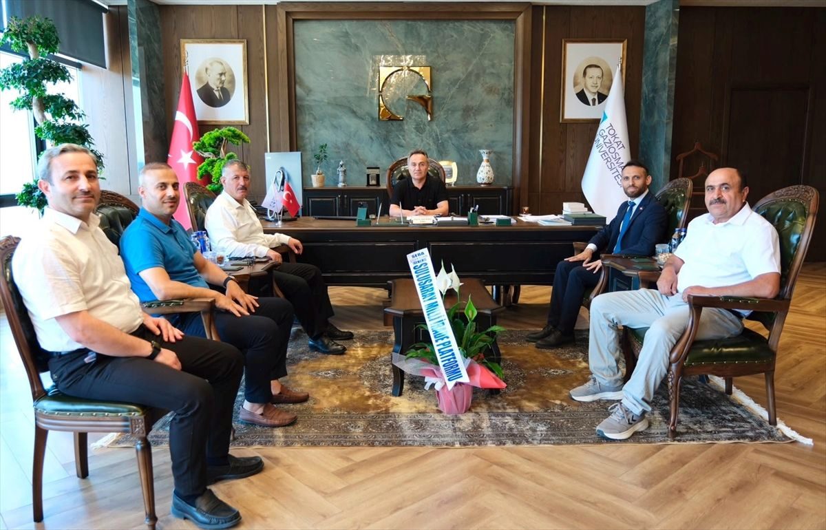 Sulusaray Belediye Başkanı Kılıç'tan TOGÜ Rektörü Yılmaz'a ziyaret