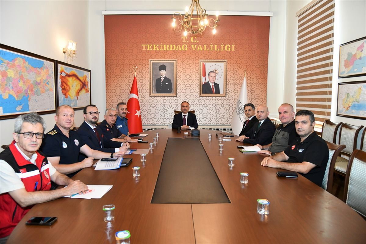 Tekirdağ'da orman yangınlarına karşı alınacak tedbirler değerlendirildi