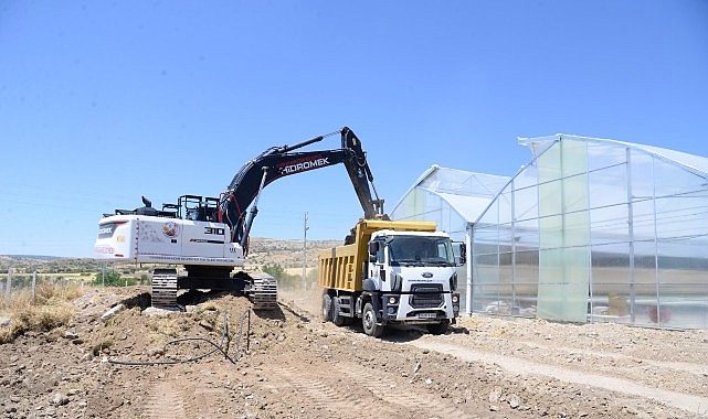 Termal Sera Çevre Düzenlemesi Yapılıyor