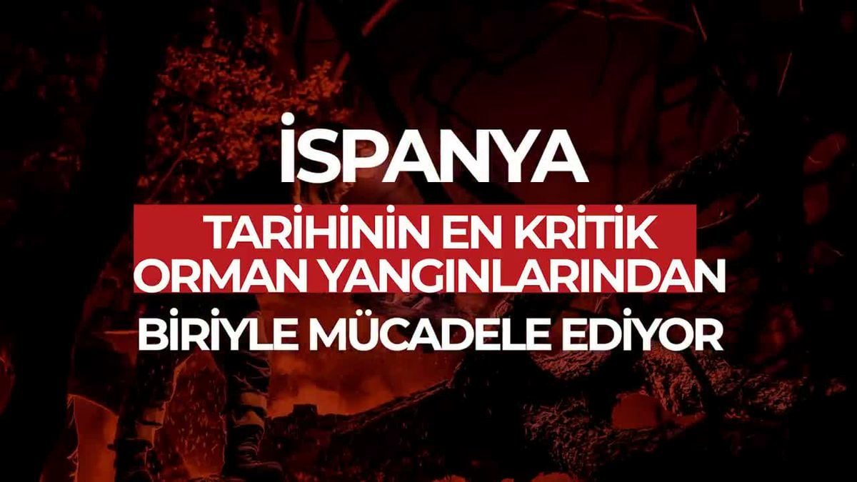 Türkiye, İspanya'ya yangın söndürme uçağı gönderdi