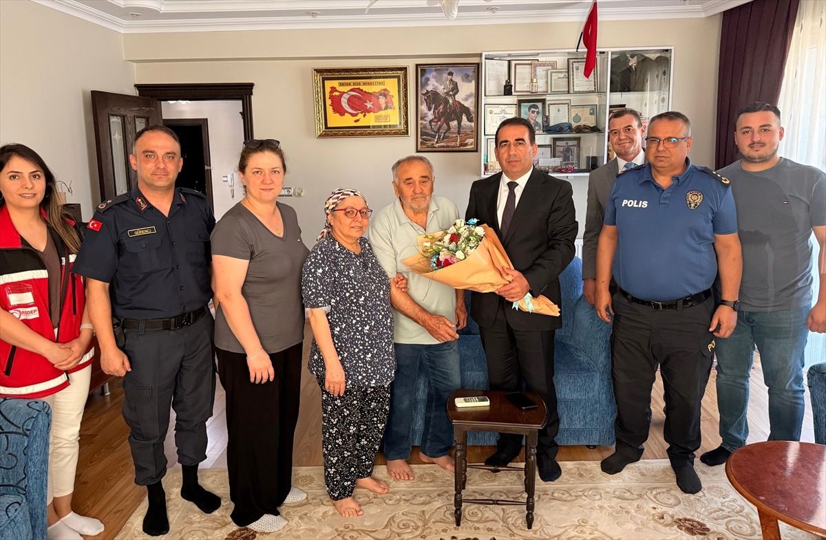 Yeni Kaymakamdan Şehit Ailesine İlk Ziyaret
