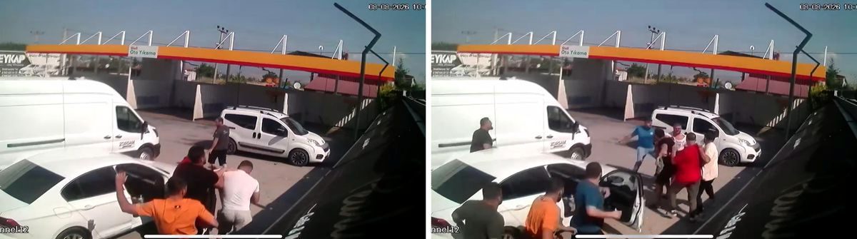 Başpehlivan Serhat Elvan'a akaryakıt istasyonunda saldırı