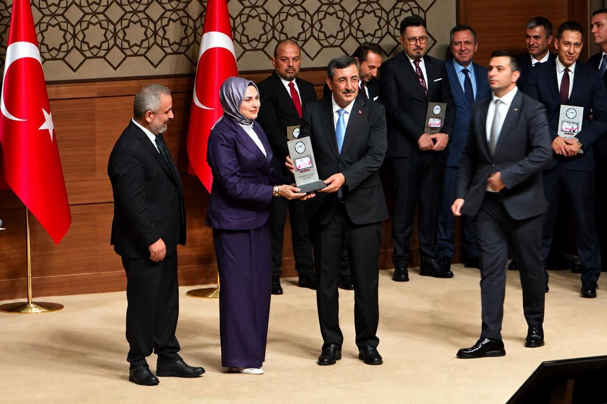 Cumhurbaşkanlığı Külliyesi'nde Haberler.com’a büyük ödül