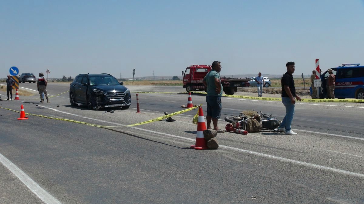 Kilis'te Motosiklet-Otomobil Çarpışması: 1 Ölü