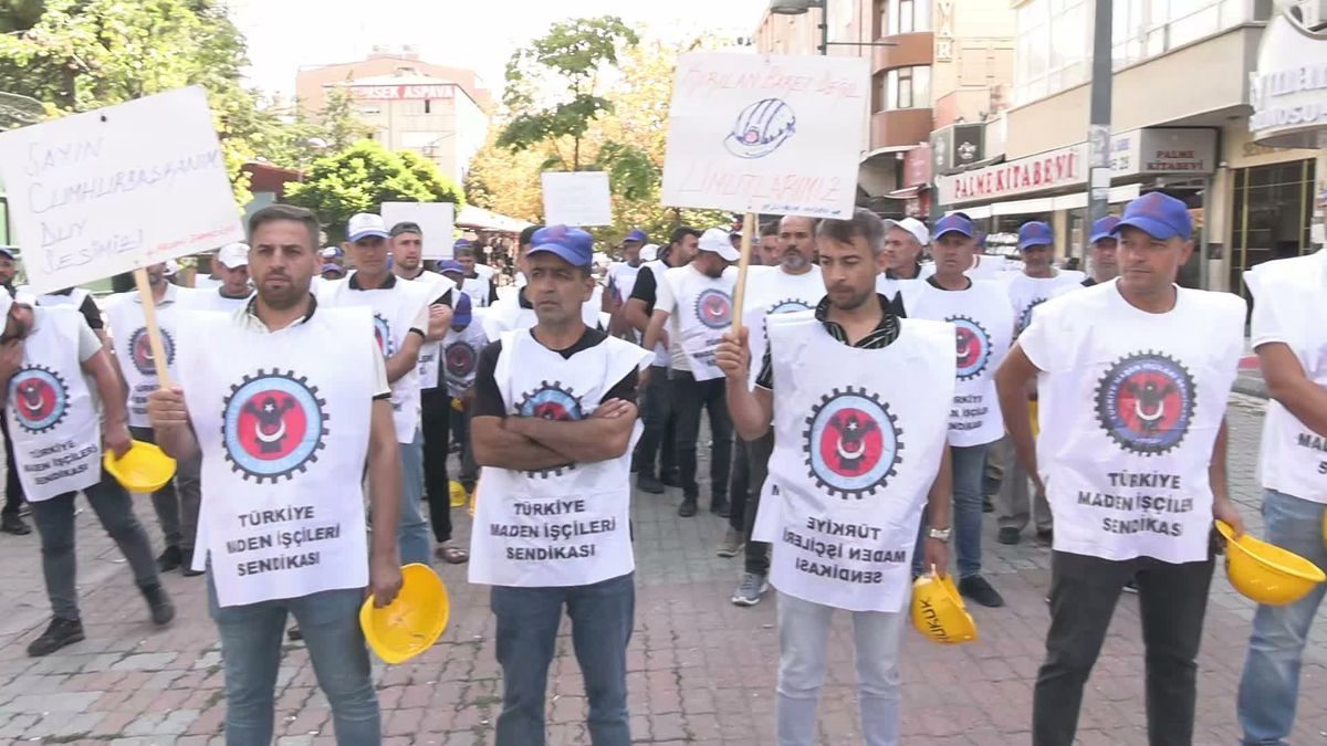 Maden İşçilerinden Ankara'da Eylem: 'Bu Hafta Ödenmezse Eylemlerimizi Şiddetlendireceğiz'