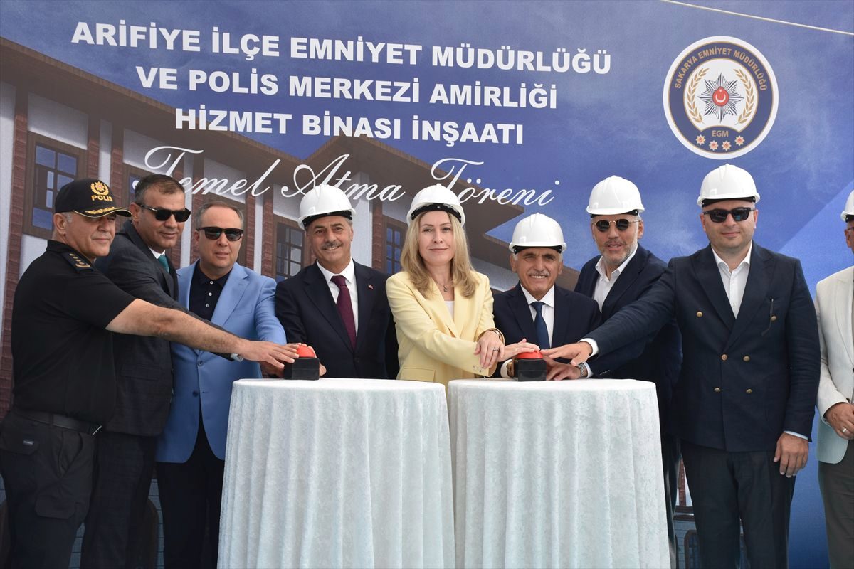 Sakarya'da Arifiye Emniyet Binası Temeli Atıldı