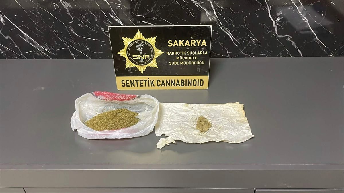Sakarya'da uyuşturucu operasyonlarında 1 tutuklama
