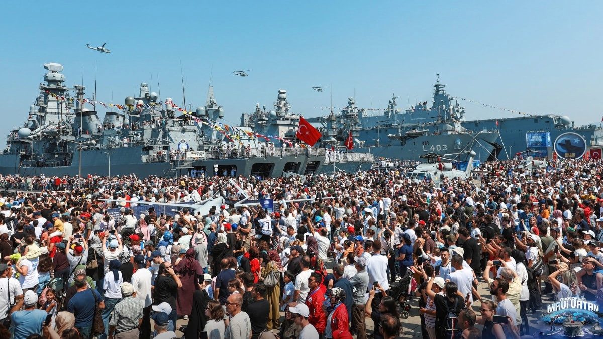 TEKNOFEST Mavi Vatan'da yoğunluk zirve yaptı