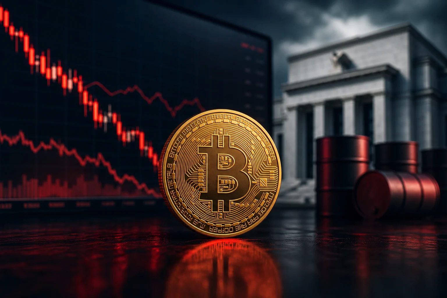 Bitcoin, yükselen ABD tahvil faizleri ve petrol fiyatları sonrası 82.600 dolara kadar geriledi