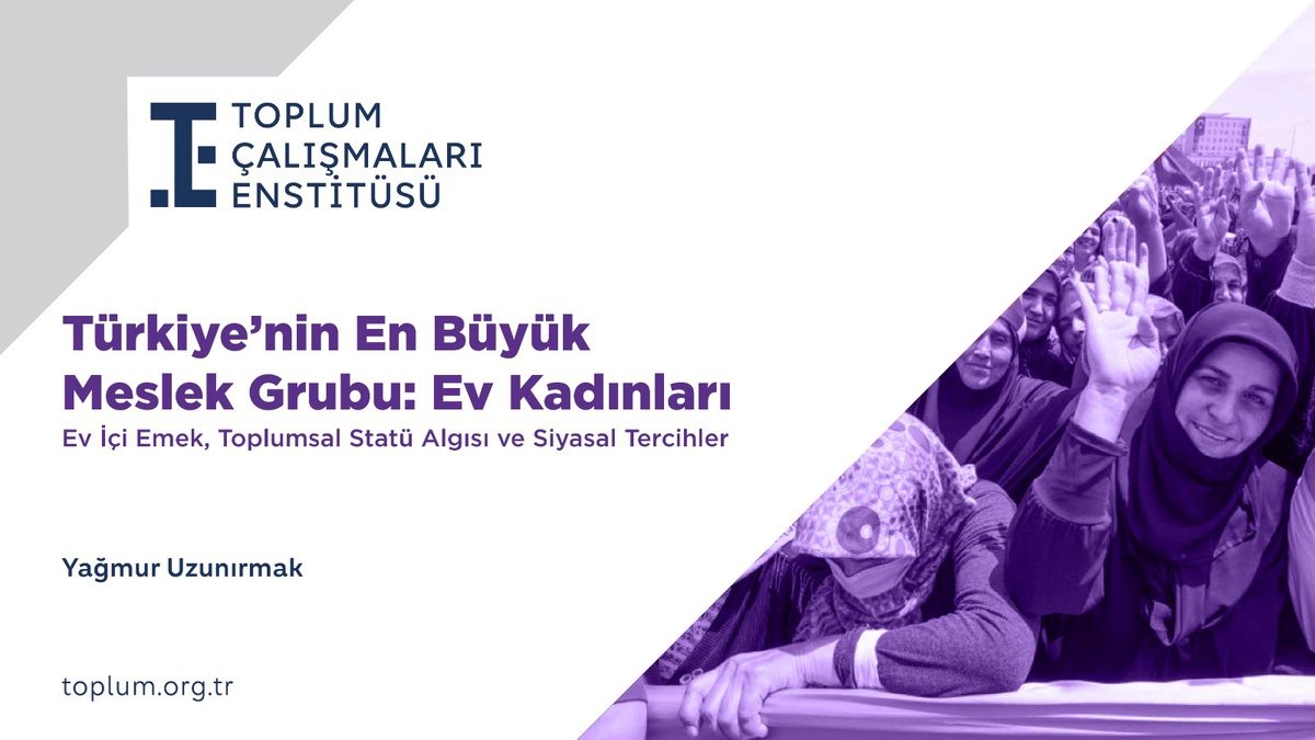 Enstitü araştırmasına göre ev kadınları 2025'te seçmenin yüzde 28,1'ini oluşturuyor