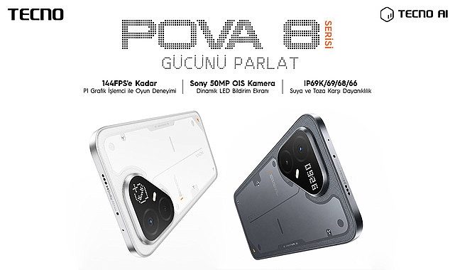 TECNO POVA 8 Serisi Türkiye'de Satışta!